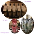 thumbnail image 4 of 20pcs Sheer Wine Bags 5.5x14.5 inch Reusable Simple Bottle Wrap Dresses Festive Packaging Baby Shower Wedding Favors (white), 4 of 5