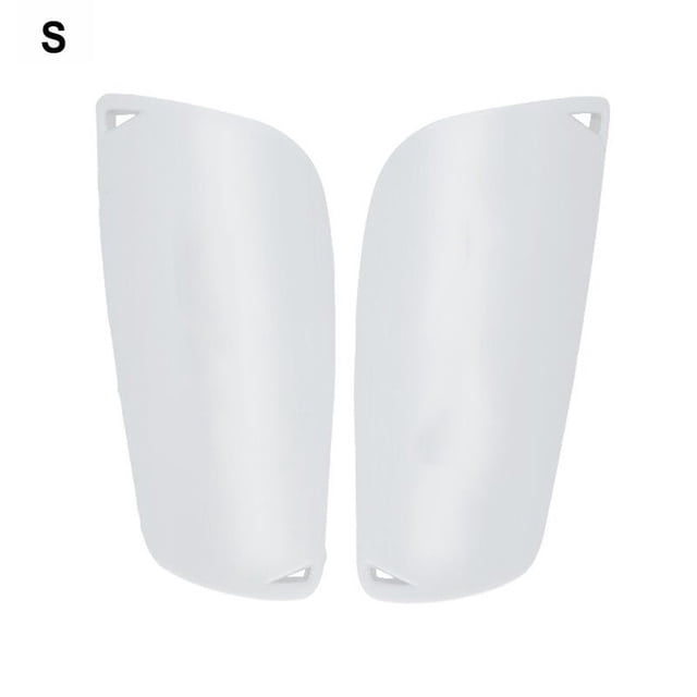 Splihome Protège-Tibias de Football Sport Épais insert Double Couche Blanc