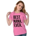 thumbnail image 3 of Best Nana Ever Grandmother Grandma Womens Fitted Plus Size Graphic Tee Brisco Brands 2X, 3 of 5