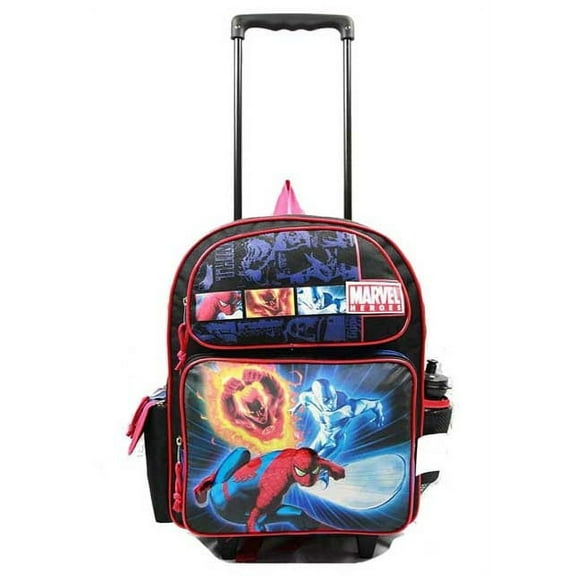 Marvel "by" Spiderman Large Rolling Backpack, Red