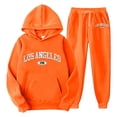 thumbnail image 1 of Ensemble de Survêtement Décontracté 2 Pcs pour Hommes Sweat à Capuche à Manches Longues avec Pantalon Jogger, 1 of 2