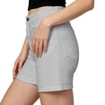 thumbnail image 6 of jjayotai Bermuda Shorts for Women Low Waisted Stretchy Shorts Straight Leg Loose Fitted Shorts Summer Casual Shorts with Pockets, 6 of 6