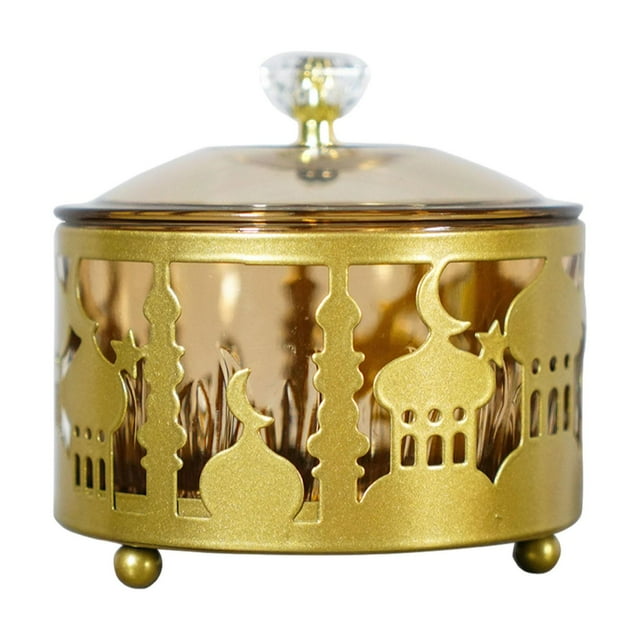 Lipstore Sugar Bowl European Canister Seasoning Box for Restaurant Coffee Bar Kitchen Gold