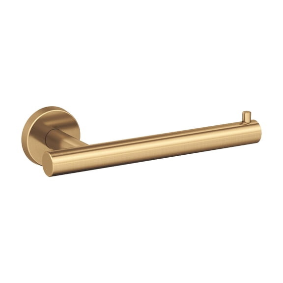 Open Box Amerock Arrondi Champagne Bronze Single Post Toilet Paper Holder