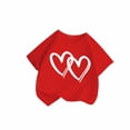 thumbnail image 2 of Amidoa Graphic Girls Short Sleeve Cotton Crewneck T-shirt Cute Summer Casual Soft Tee,Red,8-9 Years, 2 of 5