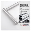 thumbnail image 5 of KES Free Standing Toilet Paper Holder Brushed SUS304 Stainless Steel Freestanding Toilet Tissue Holder with Heavy Marble Base, 5 of 10