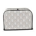 thumbnail image 2 of Yiaed Rabbit And Heart Print Two Slice Bread Machine Cover, Universal Size Kitchen Appliance Cover for Bread Machine,Bread Machine Cover, 2 of 7