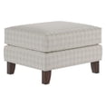 thumbnail image 2 of Southern Home Furnishings Faya Heather Polyester Cocktail Ottoman in Gray, 2 of 5