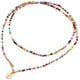 thumbnail image 1 of Collar De Perlas Boho, Collar De Cadena De Cuentas Coloridas Con Colgante De Concha, Collar De Disfraz Bohemio, Joyería Para Mujeres Y Niñas Sweethay AP005796-00, 1 of 6