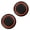 Red Circle, variant on Shock Absorption Controller Thumbstick Caps Housing Protective Ergonomic Silicone Cover Double Tone Decorative Accent