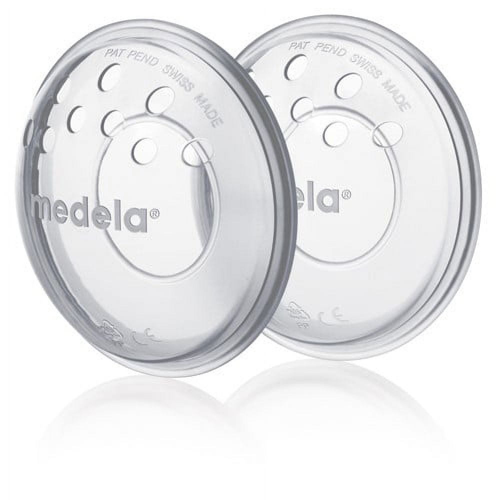Medela SoftShells Sore Nipple Kit, Silicone, Clear, 80210, 8 Piece Set - image 4 of 5