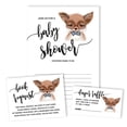 thumbnail image 4 of Inkdotpot Set Of 30Fox Baby Shower Invitations-Diaper Raffle Tickets And Baby Shower Book Request Cards Jungle Animals Invites Its A Boy Its A Girl, 4 of 7