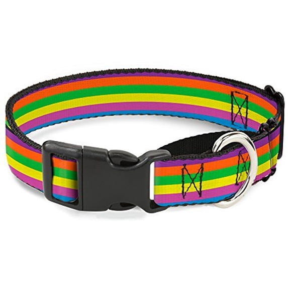 Buckle-Down "Stripes" Martingale Dog Collar