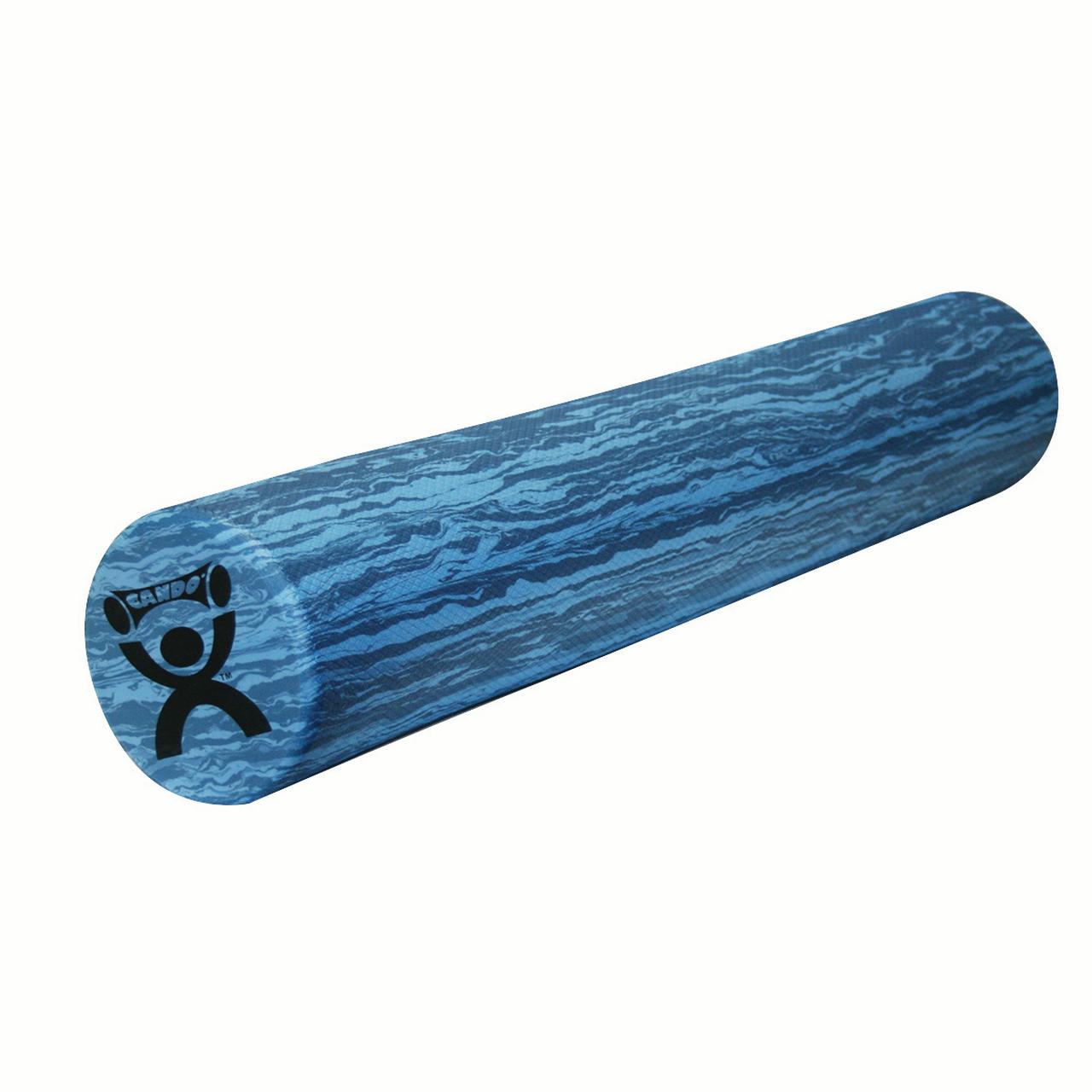 CanDo Blue Marble High Density EVA Foam Roller For Muscle Restoration