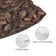 thumbnail image 3 of Fotbe Brown Camouflage Skull Funda de Almohada Decorativa Estilo Occidental, Lujo en Algodón, Fundas para Almohadas King, Cojín Estampado para Decoración del Hogar-16"x24", 3 of 6