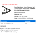 thumbnail image 2 of Front Right Lower Control Arm and Ball Joint Assembly - Compatible with 2003 - 2014 GMC Savana 1500 AWD 2004 2005 2006 2007 2008 2009 2010 2011 2012 2013, 2 of 2