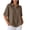 Coffee, variant on Otntypg Women's Waffle Knit Golf Shirts Lightweight Casual Short Sleeve Oversized Collared T-Shirt Summer Casual Tennis Work Athletic Tops