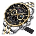 thumbnail image 1 of Reloj Curren Análogo Hombre Caballero Acero Original 8427 Color de la correa Plateado/Blanco Color del fondo Silver Gold Black, 1 of 6