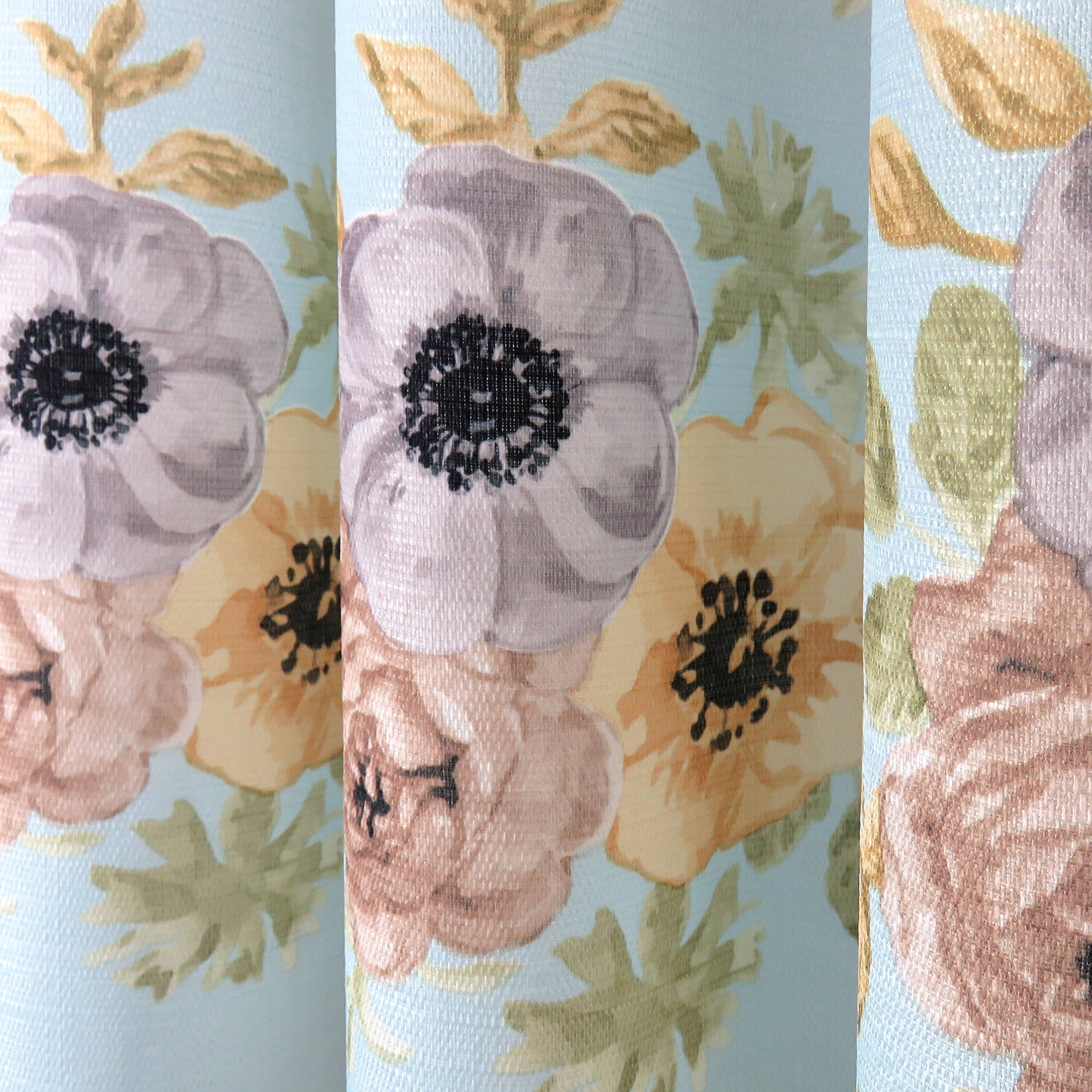 Better Homes & Gardens Amelia Floral Blooms Rod Pocket Curtain, Single Panel