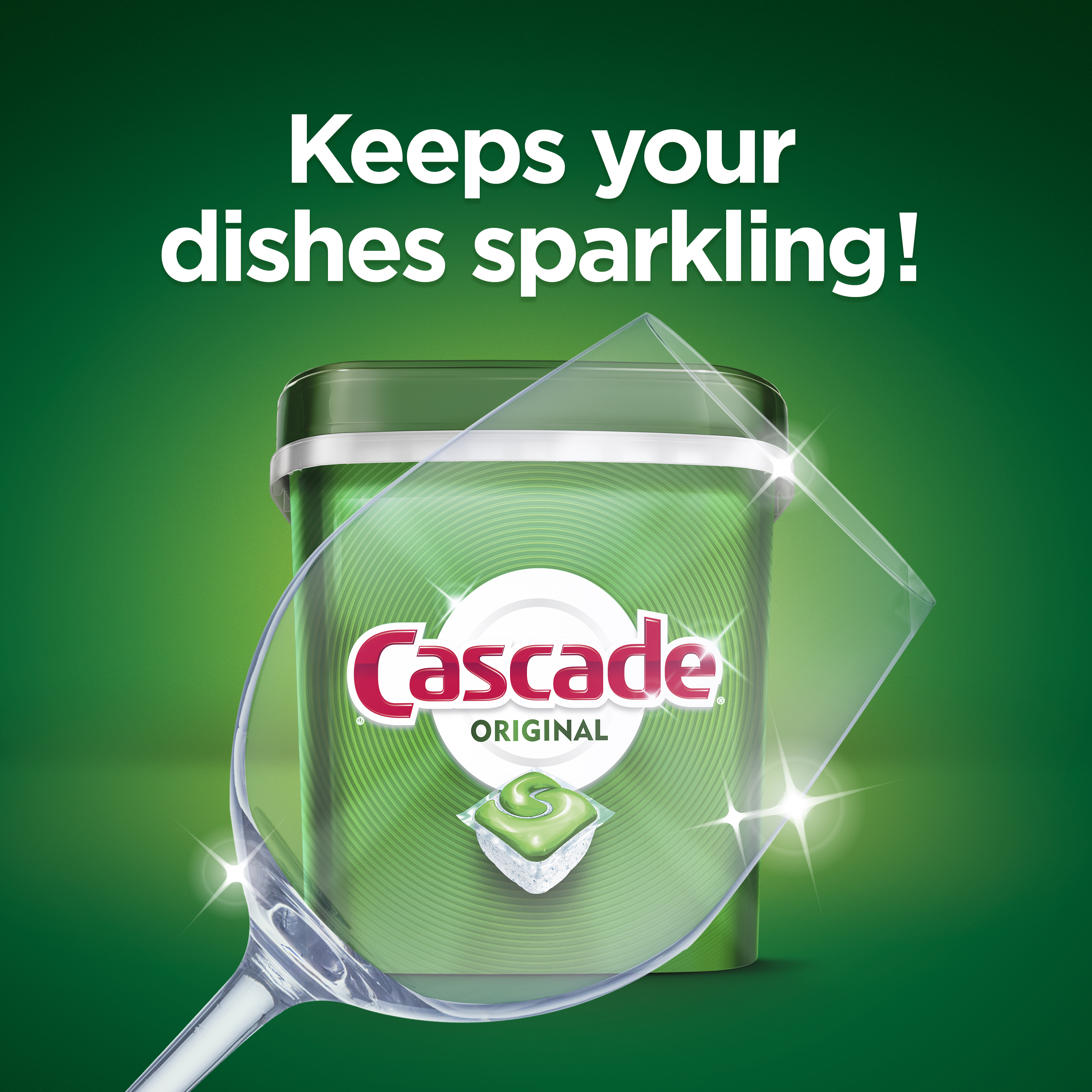 Cascade Original Dishwasher Pods, ActionPacs Dishwasher Detergent Tabs, Fresh Scent, 85 Count - image 5 of 11