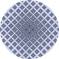 thumbnail image 1 of Ahgly Company Machine Washable Indoor Round Transitional Lavender Blue Area Rugs, 3' Round, 1 of 7