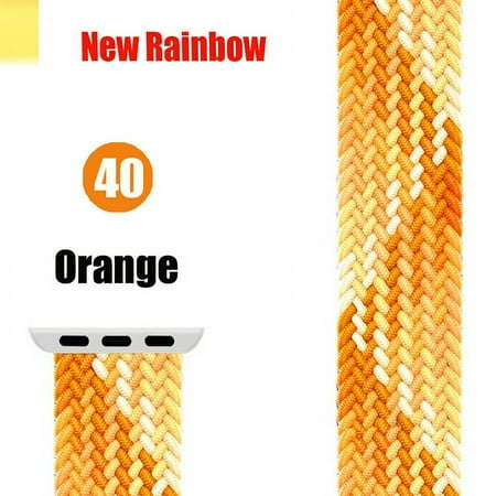 Yepband Braided Solo Loop for Apple Watch Bands 45mm 41mm 42mm 38mm 40mm 44mm for Women Men Elastic Nylon Bands Replacement Wristbands Strap Accessories for iWatch Series Ultra 8 7 SE 6 5 4 3 2 1 Nike