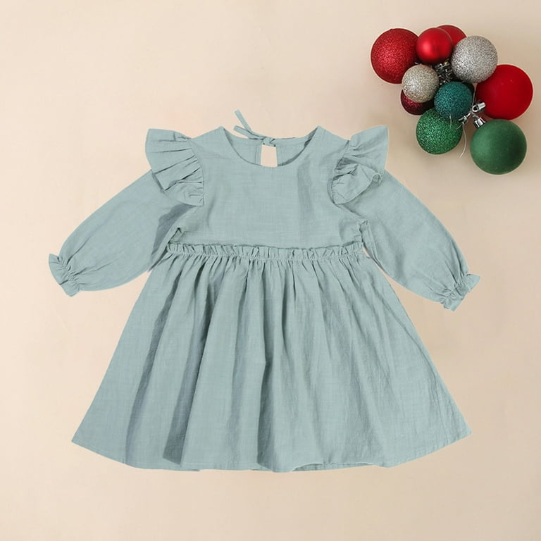 chinese dress ladies Linen Dress with Embroidered Detail