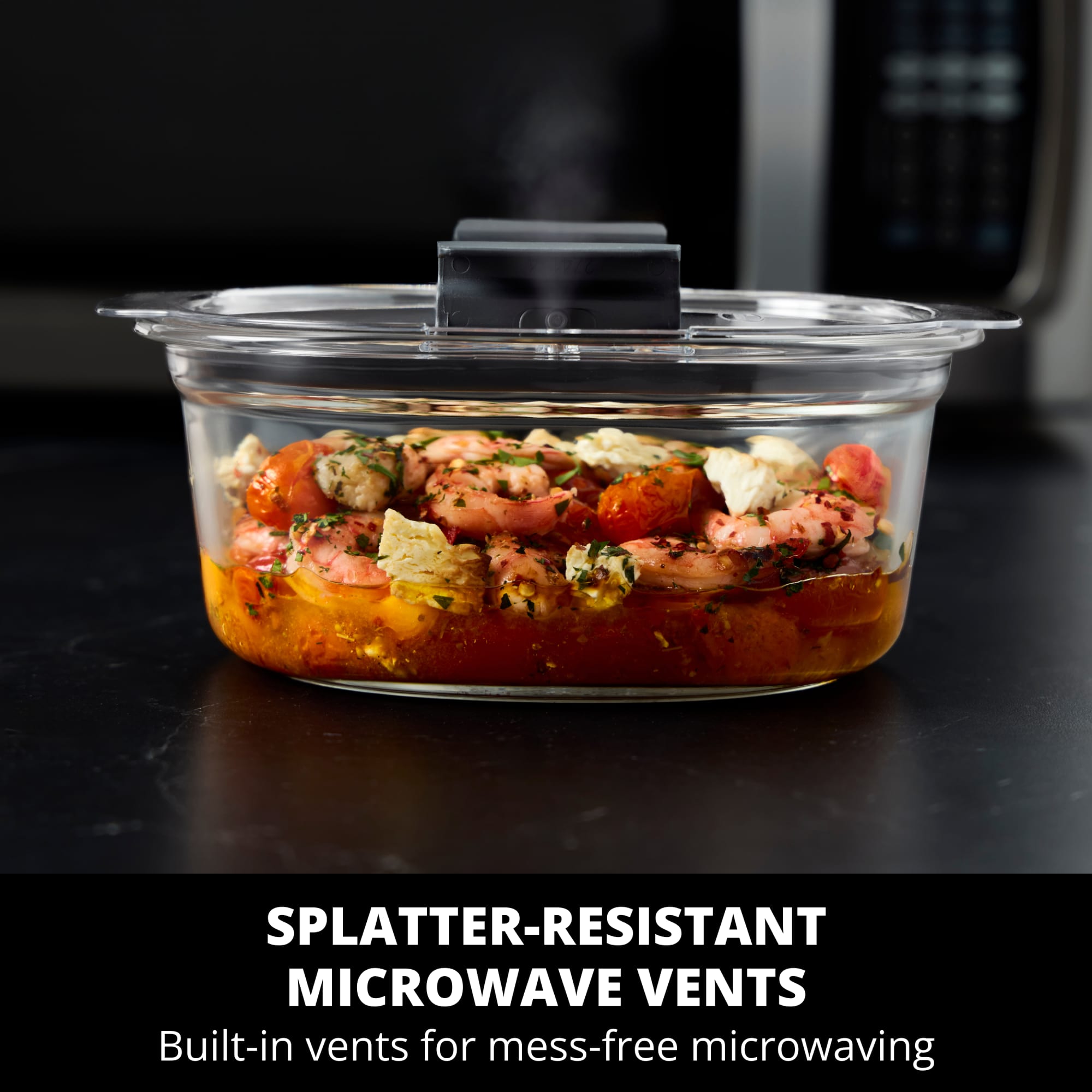 Rubbermaid Brilliance Glass 3.0-Cup Round Food Storage Container photo 4