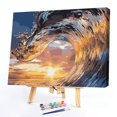 thumbnail image 2 of Wdftyju DIY pintura por números Kit mar ola lienzo dibujo pared arte cuadro decoración del hogar Wdftyju 3ez8ex8mb0px4wy7, 2 of 9
