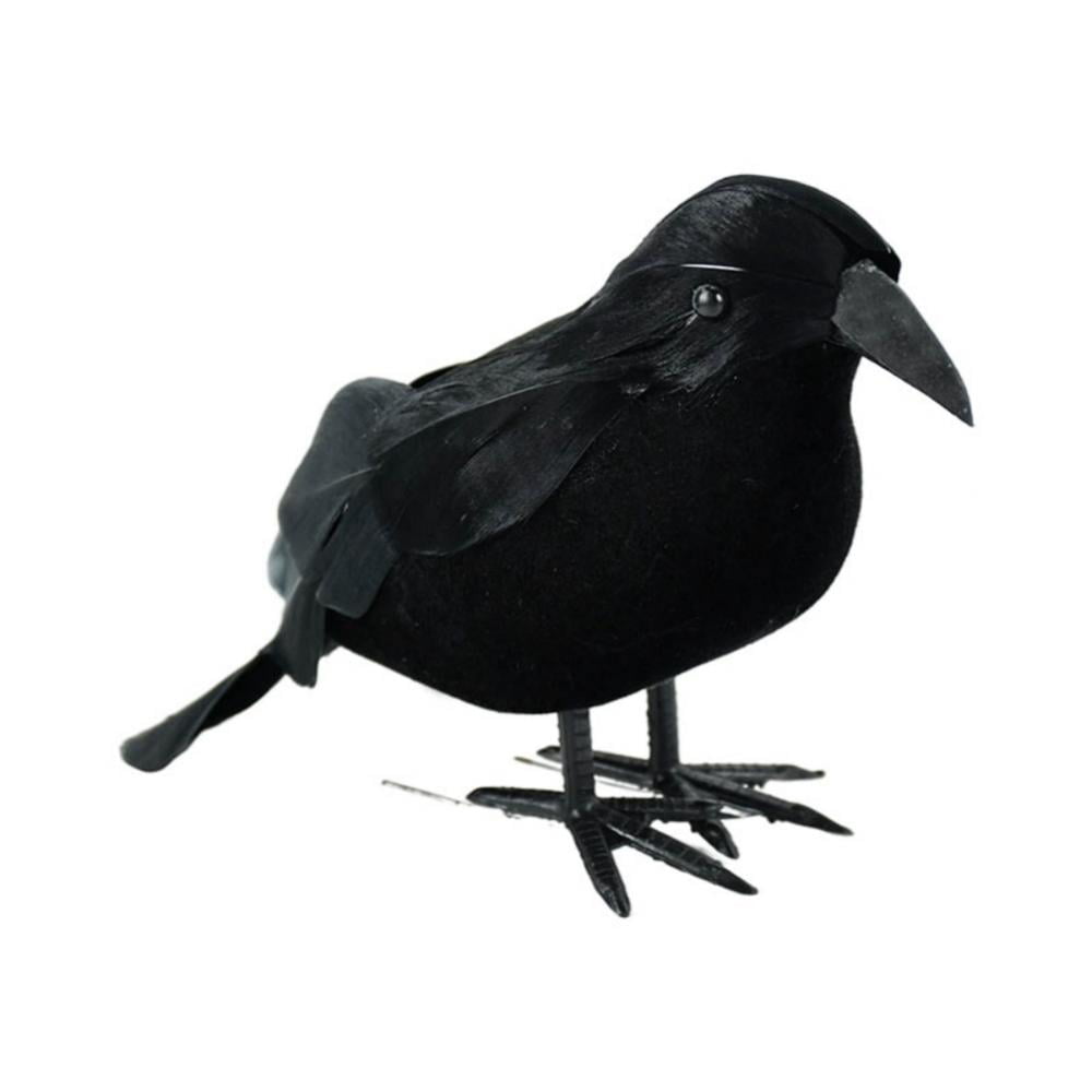 Halloween Props Layout Party Decoration Simulation Crow Black Cat Props 