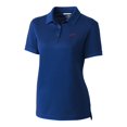 thumbnail image 2 of Women's Cutter & Buck  Royal SMU Mustangs Vault DryTec Advantage Tri-Blend Pique Womens Polo, 2 of 3