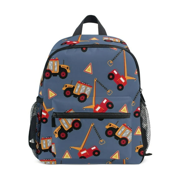 ALAZA Truck Cartoon School Backpack Small Bookbag Mini Bags