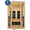 thumbnail image 5 of JNH Lifestyles Joyous 2 Person Low EMF Far Infrared Home Sauna - Personal Indoor Luxury Spa for House and Gym, 5 of 11