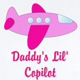 thumbnail image 2 of CafePress - Daddys Lil Copilot Body Suit - Baby Light Bodysuit, Size Newborn - 24 Months, 2 of 4
