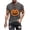 Dark Gray, variant on T-shirts for Men Halloween Ghost Pumpkin T-shirt Short Sleeved Printed Round Neck Blouses Army Green XXXL Mens Tops