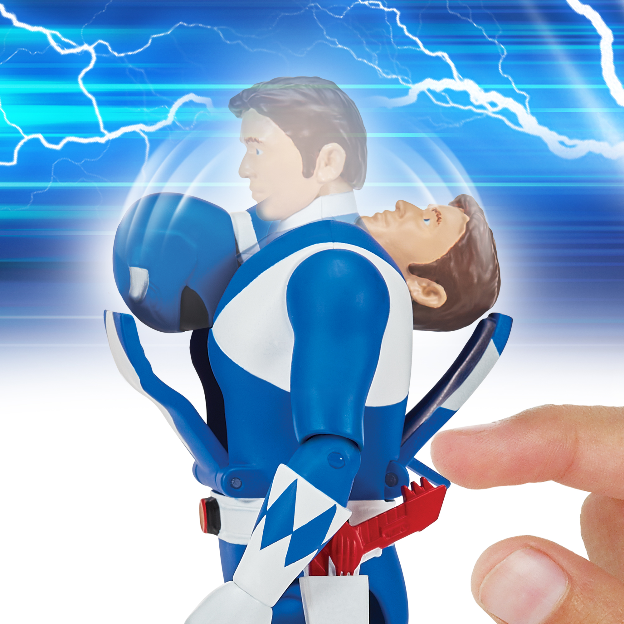 Power Rangers Auto-Morphin Blue Ranger Action Figure photo 4
