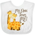 thumbnail image 3 of Inktastic My Noni Loves Me Boys or Girls Baby Bib, 3 of 4