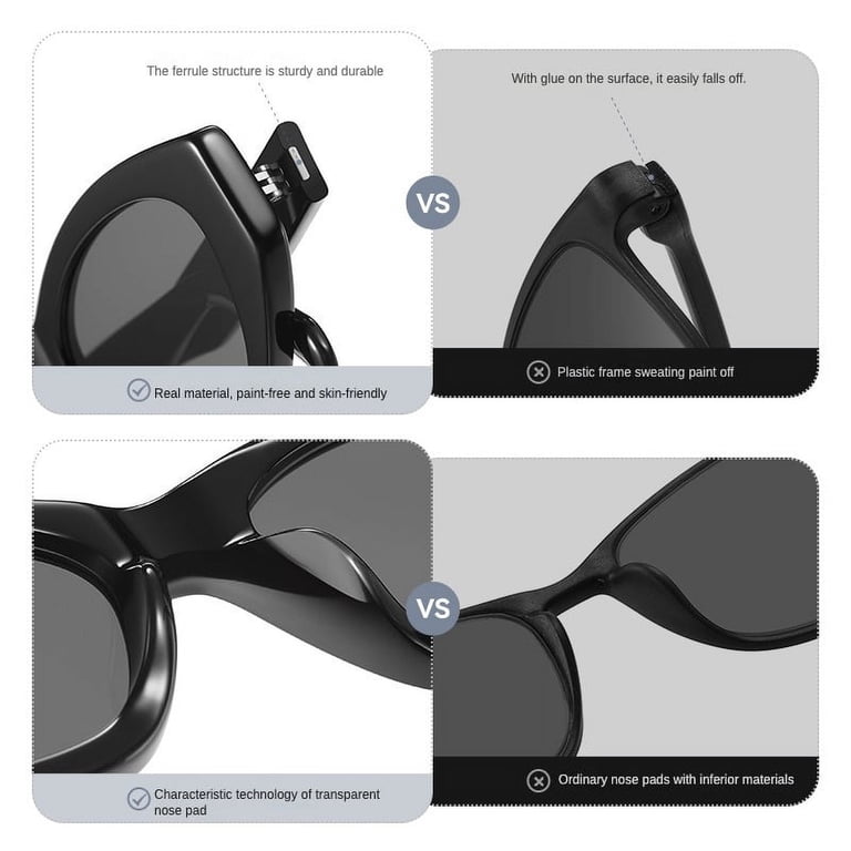 KKTREE NobleGaze Cat-eye Acetate Frame with Nylon-coated  display picture 3