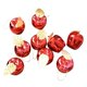 thumbnail image 3 of FELTECHELECTR 48 manzanas navideñas para colgar en el árbol de Navidad (rojas), 3 of 6