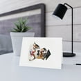 thumbnail image 6 of DistinctInk Greeting Card / Note Card - Australian Shepherd Puppy Graduation - PACK of 5, 6 of 7
