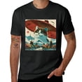 thumbnail image 2 of PIKWEEK Inspired by Japanese anime animal art works and cool movies, designing shirts, showcasing art, T-shirts for lovers, casual and breathable gifts for men, women, boys, girls, and children Black, 2 of 4