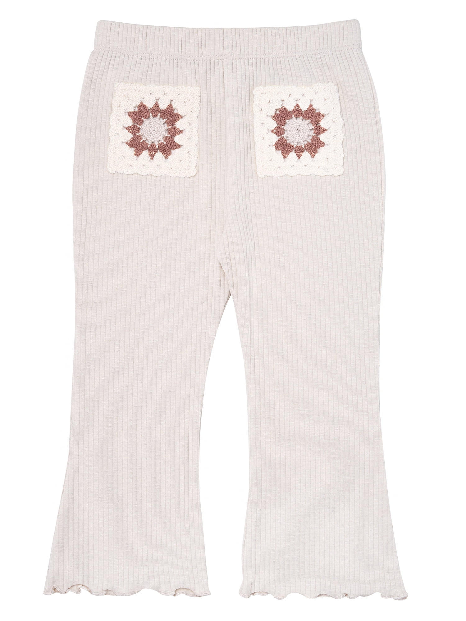 Modern Moments by Gerber Toddler Girl Sweatshirt with Flare Leg Pan Outfit Set, Sizes 12M-5T