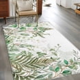 thumbnail image 3 of Sage Green Leaves 3'x5' Washable Rug, Weeping Spring Floral Elegant Pastoral Non-Slip Area Rugs for Entryway Kitchen Classroom, StainResistant Dorm Throw Carpet, Low Pile Soft Indoor Floor Mat, 3 of 9