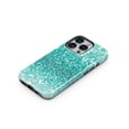 thumbnail image 3 of DesignSkinz Scratch-Resistant Hard Slim Case Compatible with iPhone 15 Pro Max (Compatible with MagSafe) - Turquoise Unfocused Glimmer, 3 of 9