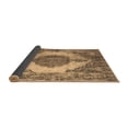 thumbnail image 2 of Ahgly Company Indoor Square Abstract Brown Contemporary Area Rugs, 5' Square, 2 of 4