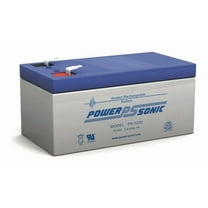 Power-Sonic PS-1230F1 12V 3Ah F1 AGM Rechargeable Battery