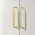 thumbnail image 2 of Brushed Gold Cabinet Pulls and Drawer Handles, Solid Zinc Alloy Kitchen Hardware with Champagne Bronze Finish, Modern Cabinet Pulls for Home Renovation and Furniture Upgrade, 2 of 6