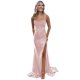 thumbnail image 1 of Vestido de fiesta BOLENSYE 2025, diseño de sirena, lentejuelas, abertura larga, rosa, talla 4, 1 of 7