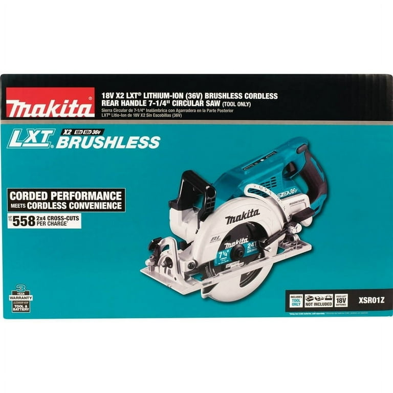 Makita 18V Power Battery 7-1/4 Cordless Brushless Circular Saw
