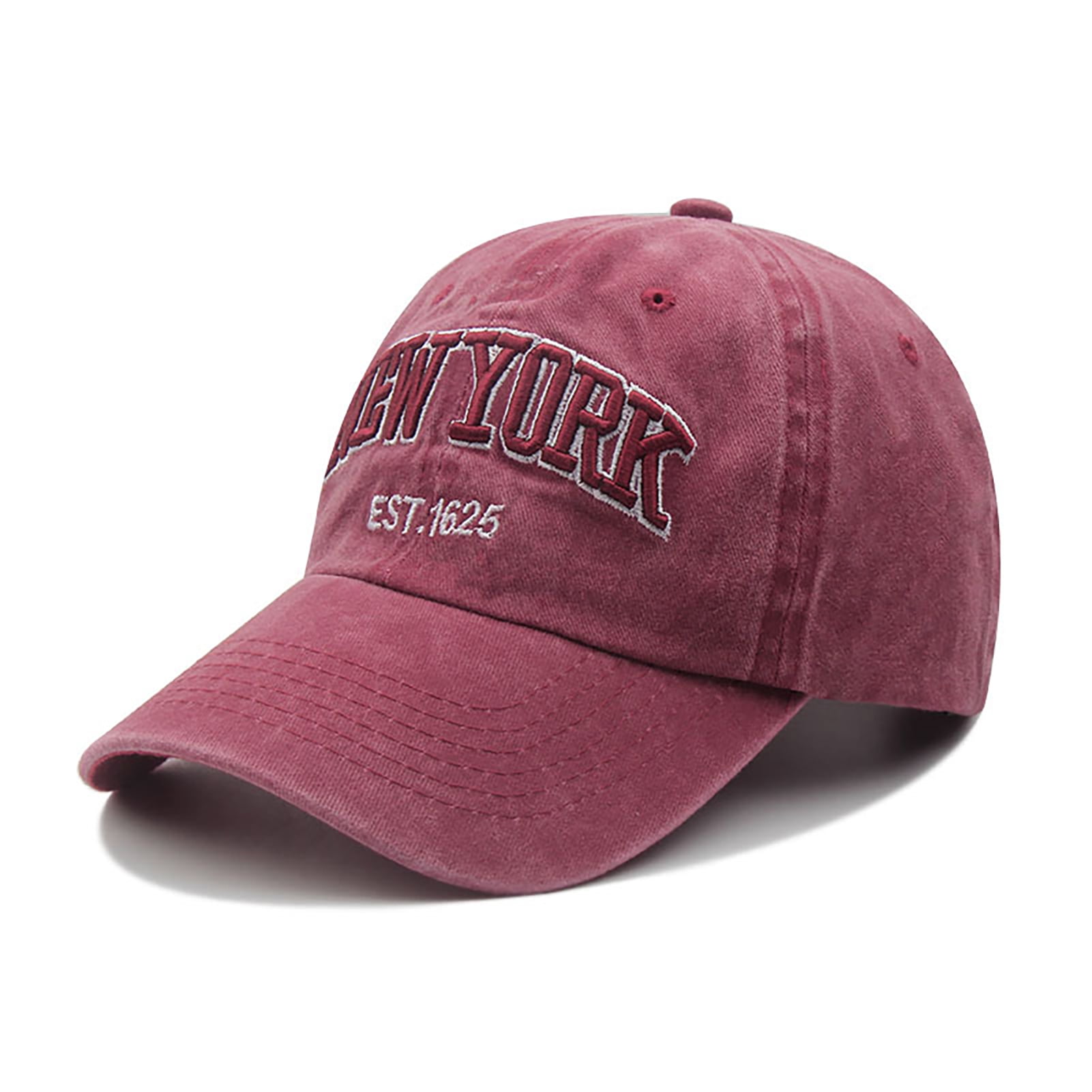 SANWOOD Baseball Cap Wine Red,Hats 